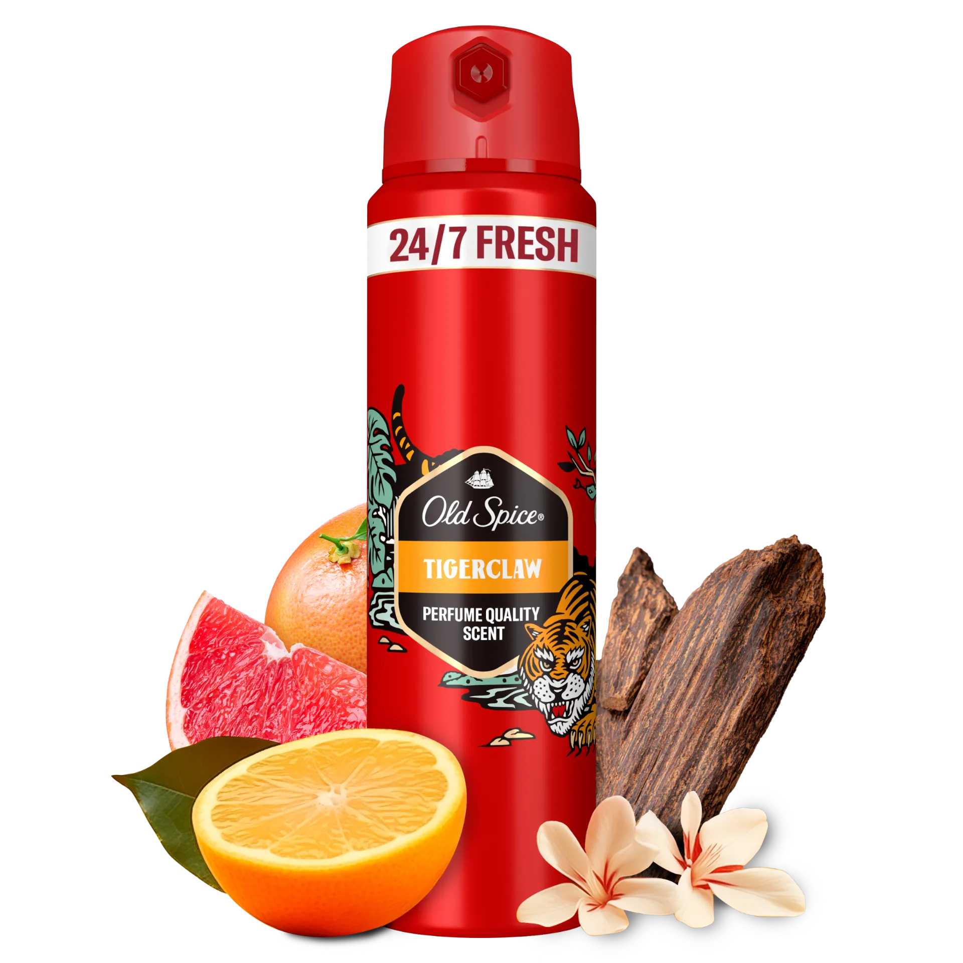 Old Spice Tiger Claw Deo Spray Férfiaknak, 150 ml