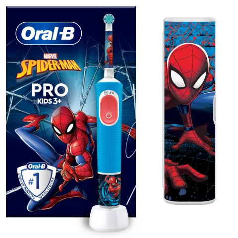 Oral-B Pro Kids Pókember Elektromos Fogkefe Braun Tervezéssel termékhez kapcsolódó kép