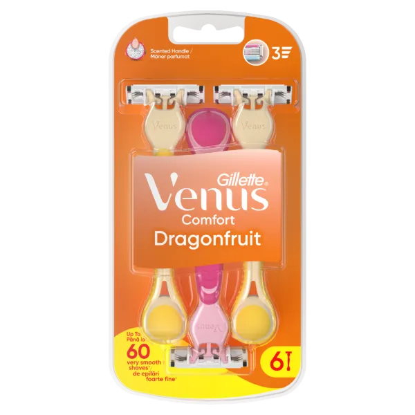 Gillette Venus Comfort Dragonfruit Eldobható Borotva, 6 Db/Csomag termékhez kapcsolódó kép