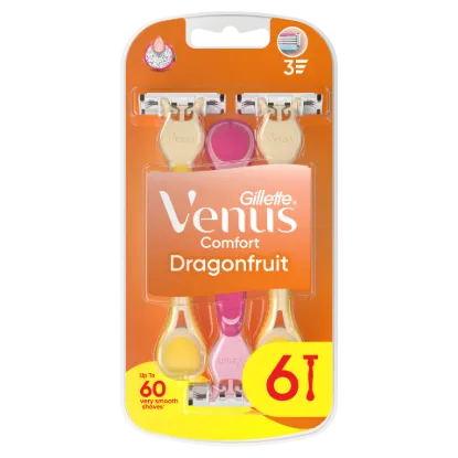 Gillette Venus Comfort Dragonfruit Eldobható Borotva, 6 Db/Csomag termékhez kapcsolódó kép