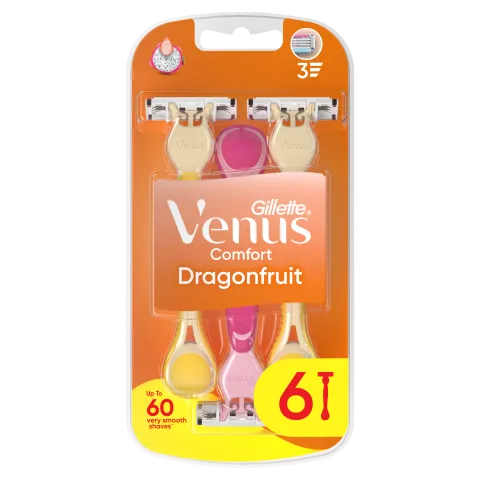 Gillette Venus Comfort Dragonfruit Eldobható Borotva, 6 Db/Csomag termékhez kapcsolódó kép