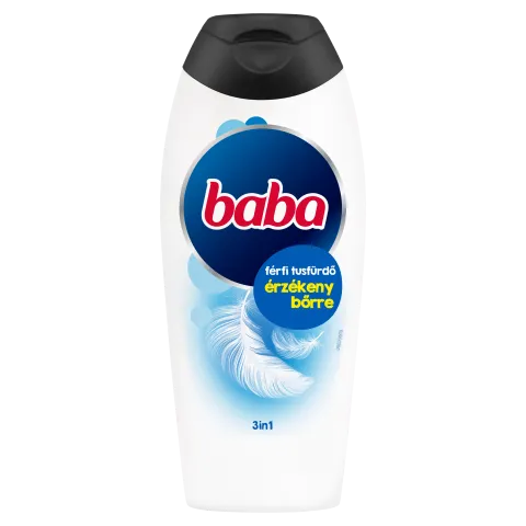 Baba 3in1 férfi tusfürdő érzékeny bőrre 400 ml  termékhez kapcsolódó kép