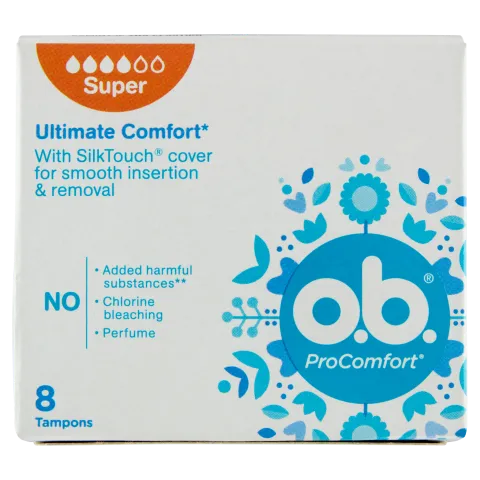o.b. ProComfort Super tampon 8 db termékhez kapcsolódó kép