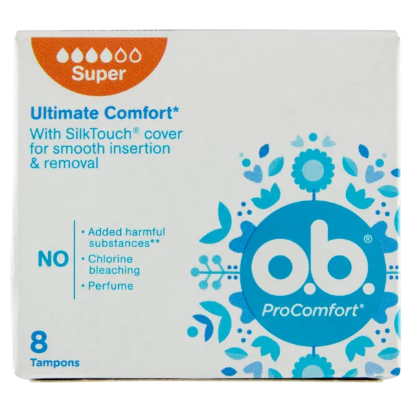 o.b. ProComfort Super tampon 8 db termékhez kapcsolódó kép