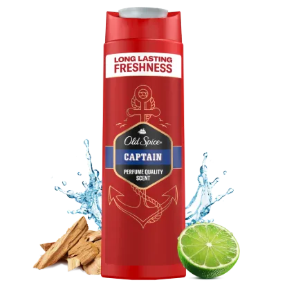 Old Spice Captain Tusfürdő És Sampon Férfiaknak, 250 ml termékhez kapcsolódó kép