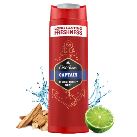 Old Spice Captain Tusfürdő És Sampon Férfiaknak, 250 ml termékhez kapcsolódó kép