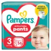 Pampers Pants Bugyipelenka, Méret: 3, 56 db pelenka, 6kg-11kg termékhez kapcsolódó kép