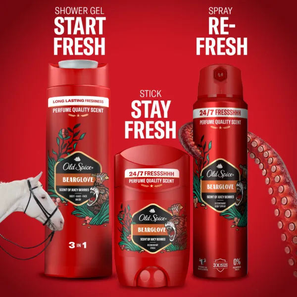 Old Spice Bearglove Deo Spray Férfiaknak, 150 ml termékhez kapcsolódó kép