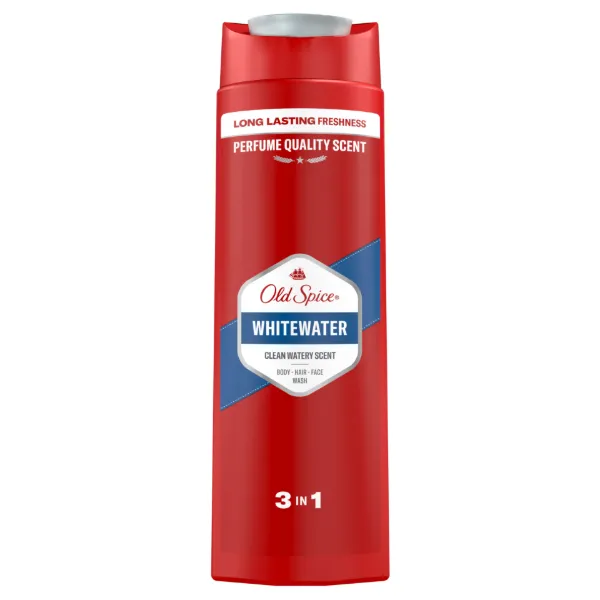 Old Spice Whitewater Férfi 3 az 1-ben Sampon és Tusfürdő, 400 ml termékhez kapcsolódó kép