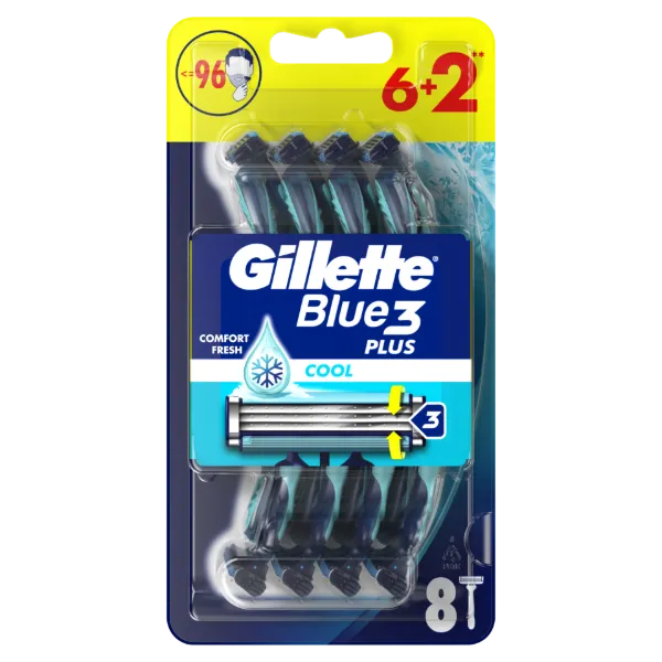 Gillette Blue3 Plus Cool, Eldobható Borotva Férfiaknak,  Darabos Kiszerelés termékhez kapcsolódó kép