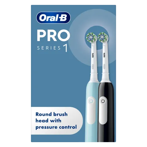 Oral-B Pro Series 1 Kék és Fekete Elektromos Fogkefe, Braun Tervezéssel termékhez kapcsolódó kép