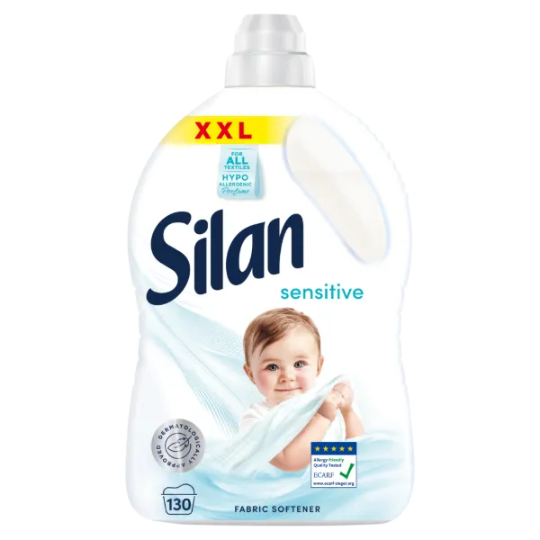 Silan Sensitive textilöblítő koncentrátum 130 mosás 2860 ml termékhez kapcsolódó kép