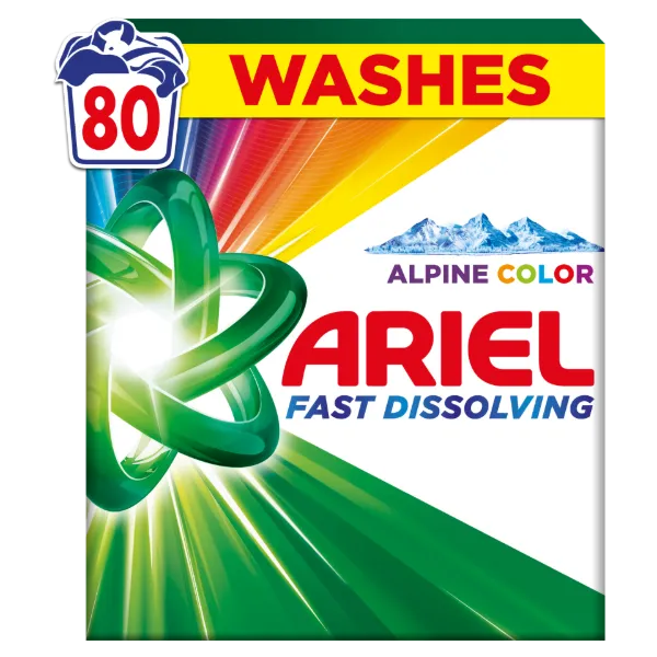 Ariel Alpine Color Mosópor, 4.4 kg, 80 Mosáshoz termékhez kapcsolódó kép