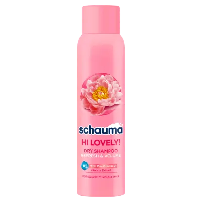 Schauma Hi Lovely! szárazsampon bazsarózsa-kivonattal, enyhén zsíros hajra 150 ml termékhez kapcsolódó kép