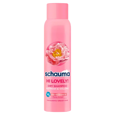 Schauma Hi Lovely! szárazsampon bazsarózsa-kivonattal, enyhén zsíros hajra 150 ml termékhez kapcsolódó kép