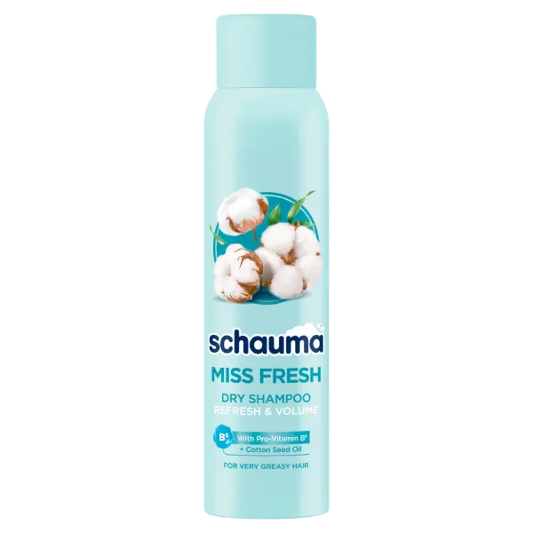 Schauma Miss Fresh szárazsampon gyapotmagolaj-kivonattal, nagyon zsíros hajra 150 ml termékhez kapcsolódó kép
