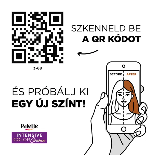 Palette Intensive Color Creme tartós hajfesték 3-68 Sötét mahagóni termékhez kapcsolódó kép