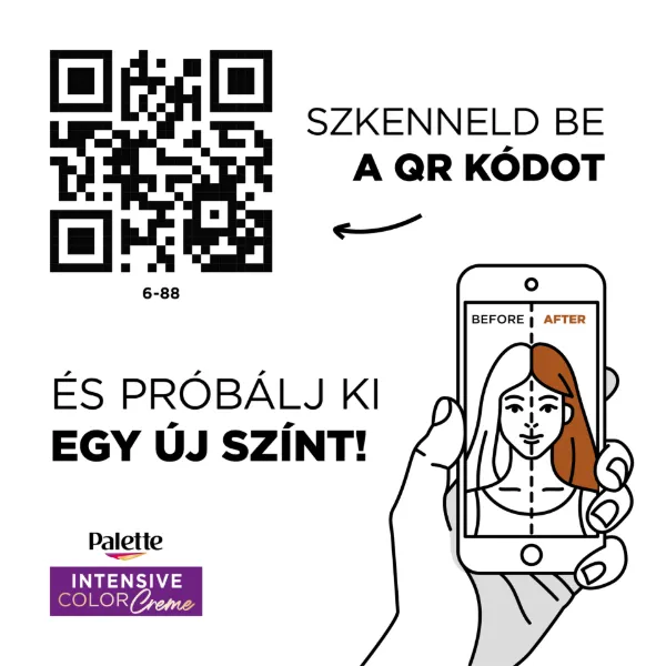 Palette Intensive Color Creme tartós hajfesték 6-88 intenzív vörös termékhez kapcsolódó kép