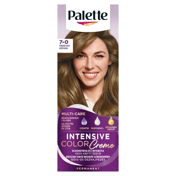 Palette Intensive Color Creme tartós hajfesték 7-0 középszőke termékhez kapcsolódó kép