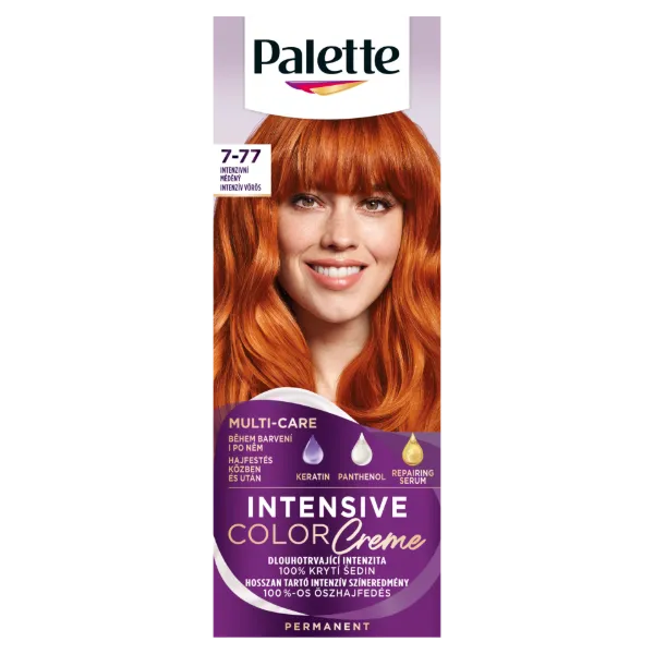 Palette Intensive Color Creme tartós hajfesték 7-77 intenzív rezes vörös termékhez kapcsolódó kép