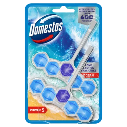 Domestos Power 5 Ocean WC frissítő blokk 2 x 50 g  termékhez kapcsolódó kép