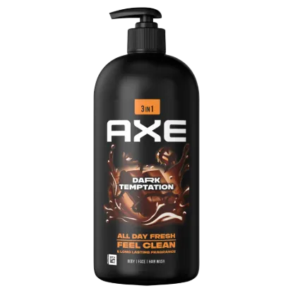 AXE Dark Temptation 3 in 1 tusfürdő testre, arcra, hajra 900 ml termékhez kapcsolódó kép