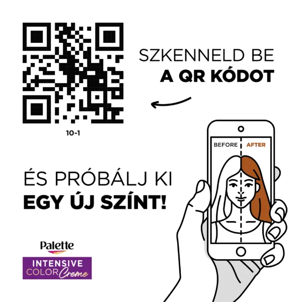 Palette Intensive Color Creme tartós hajfesték 10-1 sarki ezüstszőke termékhez kapcsolódó kép