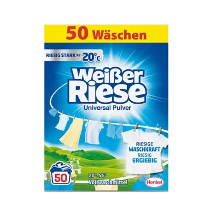 Weisser Riese mosópor dobozos 50 mosás 2,5 kg Universal Pulver termékhez kapcsolódó kép