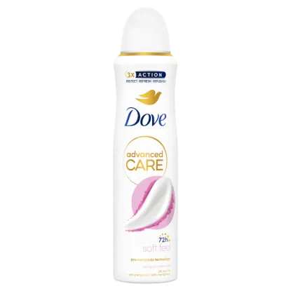 Dove Advanced Care Soft-Feel izzadásgátló 150 ml termékhez kapcsolódó kép