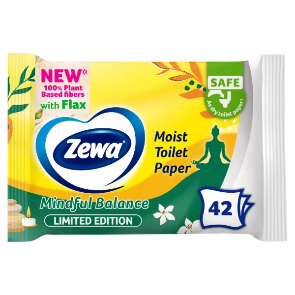Zewa Mindful Balance illatosított nedves toalettpapír 42 db termékhez kapcsolódó kép