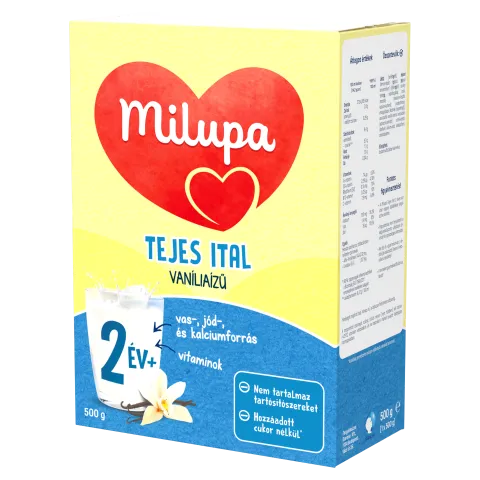 Milupa vaníliaízű tejes ital 2 év+ 500 g termékhez kapcsolódó kép