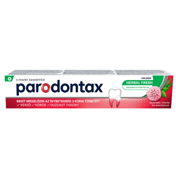Parodontax Herbal Fresh fluoridos fogkrém 75 ml termékhez kapcsolódó kép