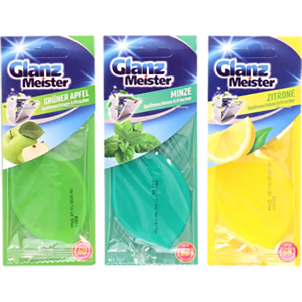 Glanz Meister mosogatógép illatosító 10 g Lemon termékhez kapcsolódó kép