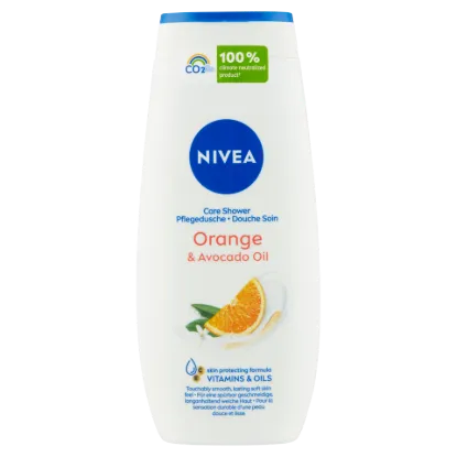 NIVEA Orange & Avocado Oil ápoló hatású krémtusfürdő 250 ml termékhez kapcsolódó kép