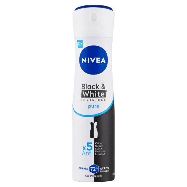 NIVEA Black & White Invisible Pure izzadásgátló 150 ml termékhez kapcsolódó kép