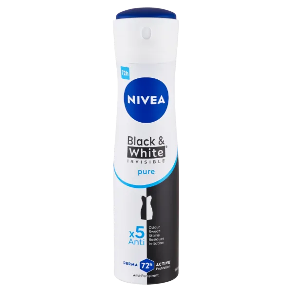 NIVEA Black & White Invisible Pure izzadásgátló 150 ml termékhez kapcsolódó kép