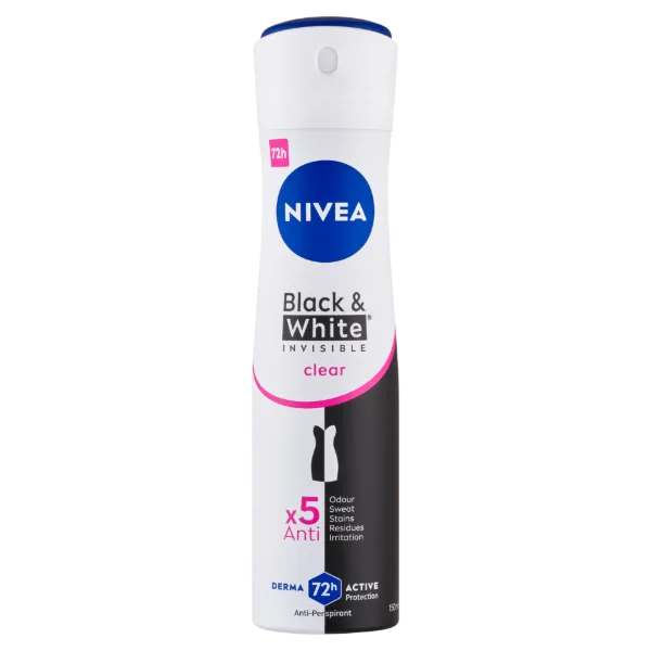NIVEA Black & White Invisible Pure izzadásgátló 150 ml termékhez kapcsolódó kép