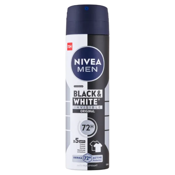 NIVEA MEN Black & White Invisible Original izzadásgátló 150 ml termékhez kapcsolódó kép