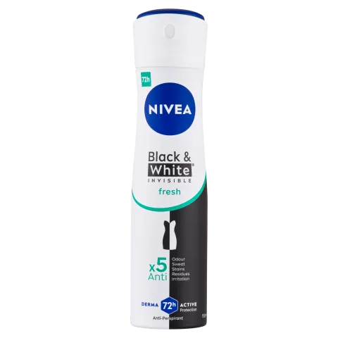NIVEA Black & White Invisible Fresh izzadásgátló 150 ml termékhez kapcsolódó kép