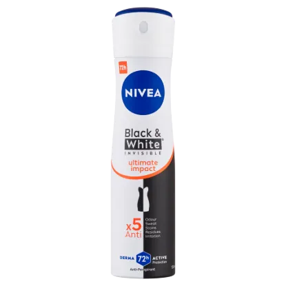 NIVEA Black & White Invisible Ultimate Impact izzadásgátló 150 ml termékhez kapcsolódó kép