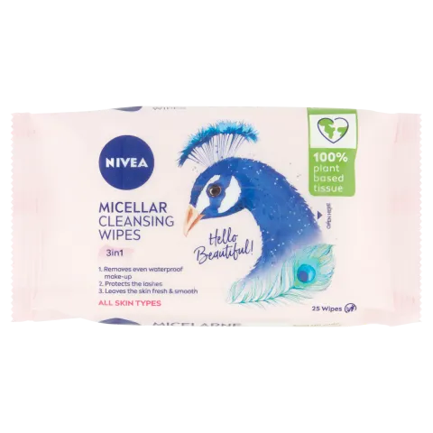 NIVEA 3 az 1-ben micellás arctisztító kendő 25 db termékhez kapcsolódó kép