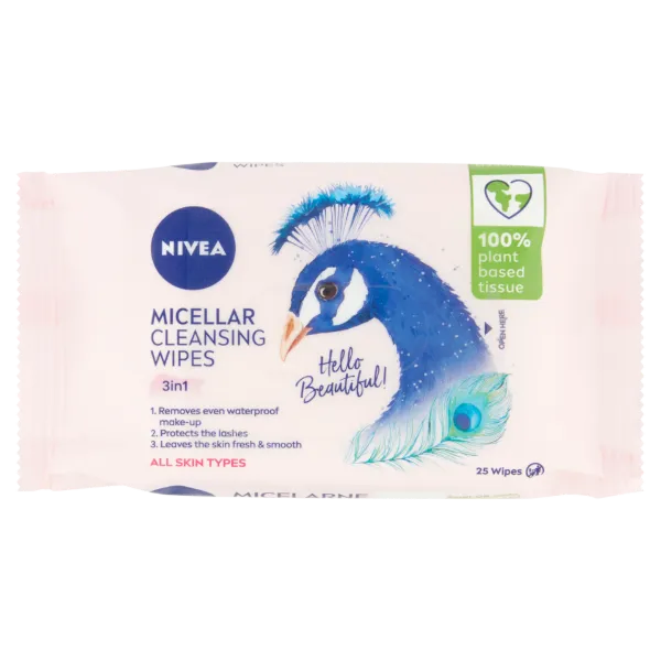 NIVEA 3 az 1-ben micellás arctisztító kendő 25 db termékhez kapcsolódó kép