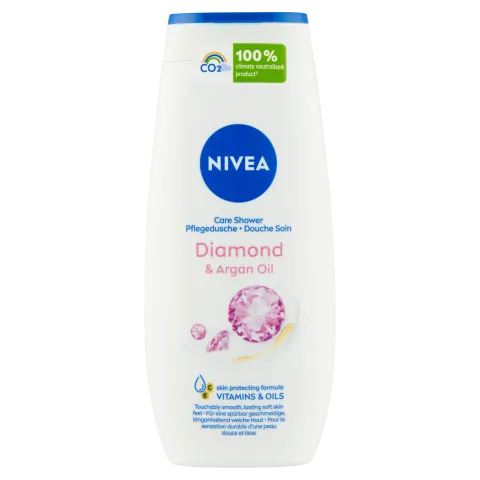 NIVEA Diamond & Argan Oil ápoló hatású krémtusfürdő 250 ml termékhez kapcsolódó kép