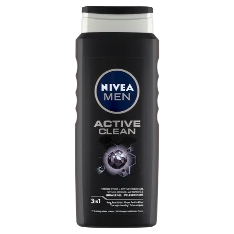 NIVEA MEN Active Clean tusfürdő 500 ml termékhez kapcsolódó kép