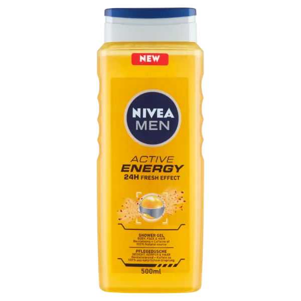 NIVEA MEN Active Energy tusfürdő 500 ml termékhez kapcsolódó kép
