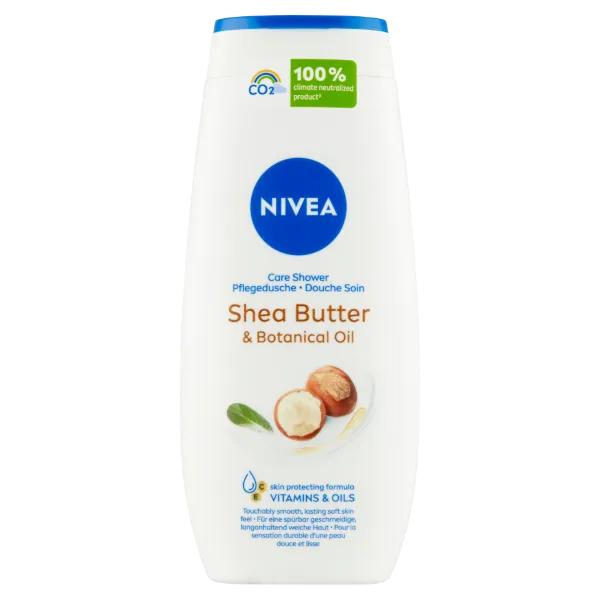 NIVEA Shea Butter & Botanical Oil ápoló hatású krémtusfürdő 250 ml termékhez kapcsolódó kép