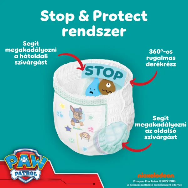 Pampers Active Baby Bugyipelenka Mancs Őrjárat Kiadás, Méret: 5, 66 db Pelenka, 11kg-17kg termékhez kapcsolódó kép