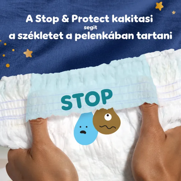 Pampers Night Bugyipelenka, Méret: 5, 22 db Pelenka, 11kg-17kg termékhez kapcsolódó kép