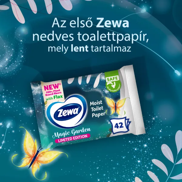Zewa Magic Garden illatosított nedves toalettpapír 42 db termékhez kapcsolódó kép