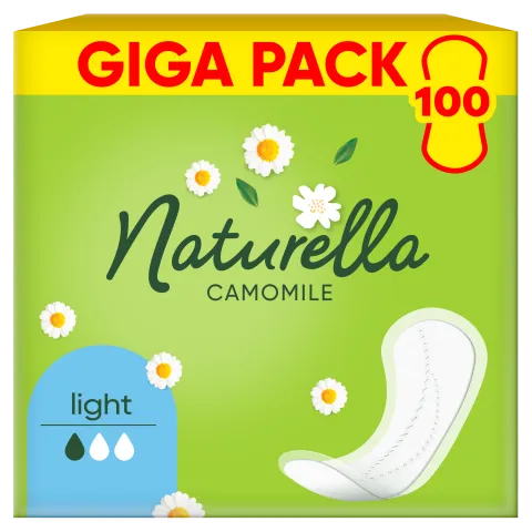Naturella Light Kamilla Tisztasági Betét 5X100 termékhez kapcsolódó kép